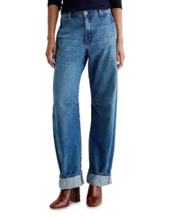 エージー レディース ボトムス デニムパンツ ジーンズ AG Mercer High Rise Cuffed Barrel Jeans inouveau Nouveauのサムネイル