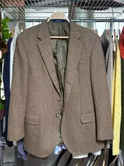 ポロ ラルフローレン ヘリンボーン ジャケット (ブラウン) 42R