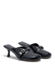 ガニー レディース シューズ サンダル ヒール GANNI Womensue Kitten Heel Mules Black ブラックのサムネイル