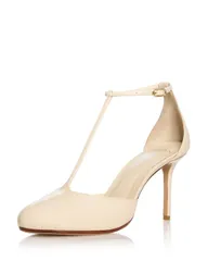 アレクサンドラバードマン レディース シューズ パンプス Alexandre Birman Womens Thay 85 Pumps Eggshellのサムネイル