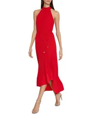 ミリー レディース トップス ワンピース プリーツ MILLY Nalani Pleatedress Red レッドのサムネイル
