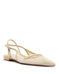 アレクサンドラバードマン レディース シューズ パンプス メッシュ Alexandre Birman Womens Tita Mesh Flats Creamyのサムネイル
