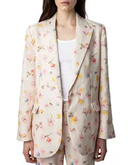 ザディグ エ ヴォルテール レディース アウター ジャケット・ブルゾン ブレザー リネン Zadig Voltaire Vegy Linen Blazer Vanilleのサムネイル