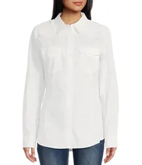 ラングラー レディース トップス シャツ WranglerR RetroR Long Sleeve Western Shirt White ホワイトのサムネイル