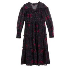 ALLSAINTS(Lara Silk Blend Viola Dress) - メルカリ