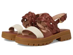 コールハーン レディース シューズ ヒール サンダル Cole Haan Cressida Lug Sandal Natural CanvasDark Cuoio Leather