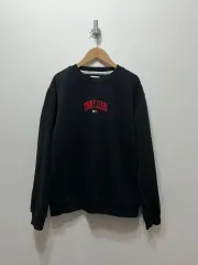 トミーヒルフィガー ブラック スウェット Tシャツ Xs