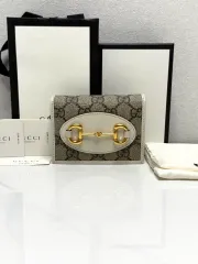 (正規品/A+)グッチ 1955 ホースビット 中財布