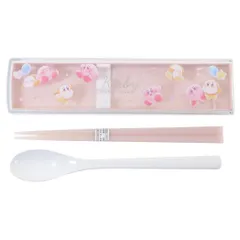 星のカービィ[コンビセット]ツインセット スライド式 おはし＆スプーン/STARRY DREAM 新入学 