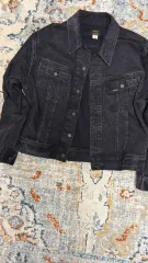 RRA ブラック デニム ジャケット XL