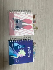 DAISO ディズニー インデックス ノート（アナと雪の女王、ズートピア）