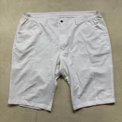 TOURSTAGE （ツアーステージ） ショートパンツ ハーフパンツ 夏用ゴルフパンツ ゴルフウェア メンズ 3Lサイズ 大きいサイズ 希少サイズ 白のサムネイル