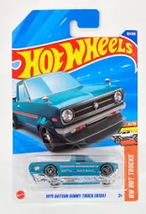 MATTEL HOTWHEELS HW HOT TRUCKS 6/10 HYX36 1975 DATSUN SUNNY TRUCK(B120) ブルーグリーン 93/250のサムネイル
