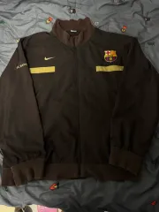 XL NIKE バルセロナ FC トラック ジャケット ウィンドブレーカー ブラウン
