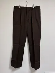 land's end 1タック　スラックス　ダークブラウン　88のサムネイル