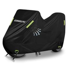 バイクカバー 420D超厚手 BOX対応 両側通気口付き 車体カバー 破れにくい 耐熱 溶けない 防水 オートバイカバー 警告反射テープ 盗難防止ロック穴付き 超撥水 紫外線防止 UVカット 防風 防埃 防雨 防雪 色褪せない バイク用レイン 85a231e6