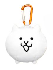 신품 냥코 대전쟁 봉제인형 파우치 약 10㎝ (고양이)