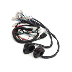 新品 ACROPIX オートバイの電気メインワイヤーハーネス 左右ハンドルバースイッチキット付き CB125に対応 ブラック 2個