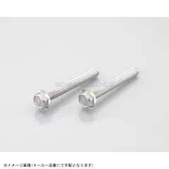 KITACO キタコ 0900-062-03009 フランジ付六角ボルト(ステンレス) M6 / P1.0×50mm / 2ヶのサムネイル