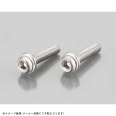 KITACO キタコ 0900-062-20003 フランジ付キャップボルト(ステンレス) M6 / P1.0×25mm / 2ヶのサムネイル