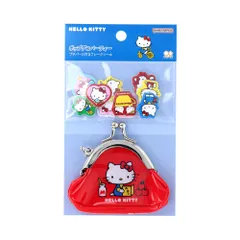新品 サンスター文具(Sun-Star Stationery) ハローキティ サンリオキャラクターズ グッズ フレークシール プチパース付き ポップデコパーティ S8817286