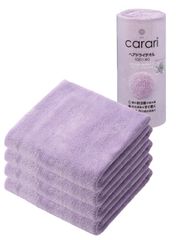 신품 carari(칼라리) 헤어드라이 타올 흡수력[3배]의 마이크로 화이버 ONE 퍼플 4매 세트 섬유의 틈새에 재빠르게 흡수 속건 마시멜로 촉감 푹신푹신 떡 떡 40×100cm 시비 재팬 카라리원