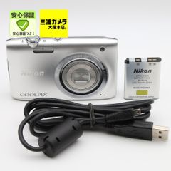 美品 ニコン COOLPIX S3700 シルバー コンパクトデジタル H350 - メルカリ