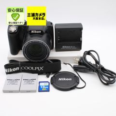 Nikon COOLPIX L180 ブラック 特典付き（電池、CFカード、他） - メルカリ
