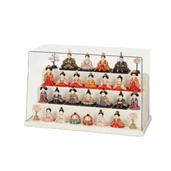 新品 siawadeky フィギュアケース 雛人形 収納ボックス アクリル 防塵 防水カバー付き ディスプレイケース 多段式 コレクションケース 取り出し簡単 収納ケース ひな人形 コレクター 雛祭り 女児節 お祝い