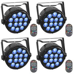 U`King 72W 24LEDS 舞台照明 ステージライト ウォッシュライト RGB Dj