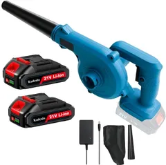 ブロワー マキタバッテリー共通 1台2役 充電式ブロワ 落ち葉掃除 大容量バッテリ一付 充電式ブロワー 洗車後の水滴吹き飛ばし 軽量 女性 初心者向け [並行輸入品] 国内発送