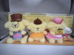 (現物) ポムポムプリン 30周年 誕生日 ファミリー ミニ ぬいぐるみ セット