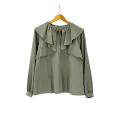 エヌナチュラルビューティーベーシック N.NATURAL BEAUTY BASIC 24SS ケープリボン 長袖 ブラウス レディース JPN：M 