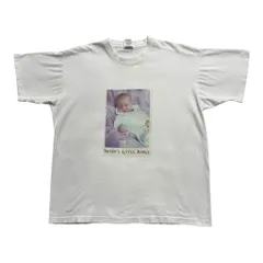 90s 赤ちゃん　 フォトプリントTシャツ Fruit of the Loom  XL ホワイト ベビーT  ヴィンテージ USA古着 
