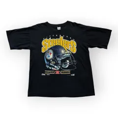 90s USA製 SALEM ピッツバーグ・スティーラーズ Tシャツ NFL ヴィンテージ 1992年 ブラック アメフト　アメカジ