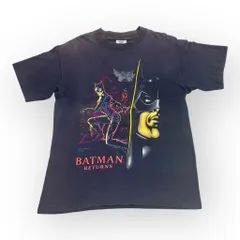 90s BATMAN RETURNS Tシャツ USA製 L バットマン キャットウーマン 映画 ムービーT ヴィンテージ 1992　アメカジ　古着　アメリカ古着　都内　中野区　古着屋