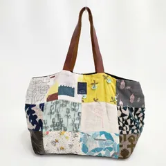 mina perhonen piece bag os9009 ピースバッグ パッチワーク トートバッグ マルチカラー レディース ミナペルホネン【中古】6-0412G∞