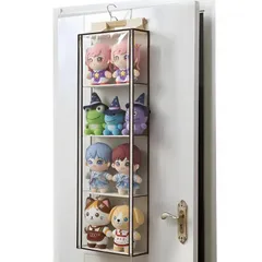 [YOMO HOUSE]ぬいぐるみストッカー ぬいぐるみ 収納 推し活 収納 ウォールポケット ディスプレイケース 収納 大容量 ほこりよけ 収納棚 おしゃれ 見せる収納 (アイボリー４段)AR