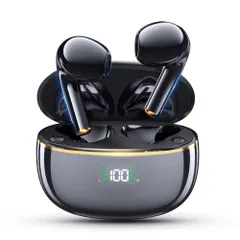 ワイヤレスイヤホン 2025新傑作モデル イヤホン bluetooth マイク付き ブルートゥース イヤホン ENCノイズキャンセリング LEDディスプレイ表示 Hi-Fi音質 自動ペアリング 瞬間接続 ハンズフリー通話 コードレスType‐C急速充電 IPX