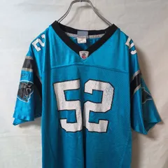NFL リーボック パンサーズ アメフト ゲームシャツ ユニフォーム 古着 f655 natu
