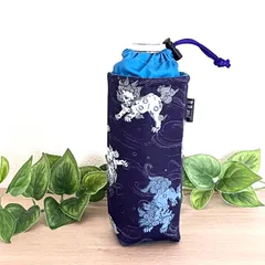 ペットボトルカバー　保冷　保温　ペットボトルホルダー　和柄　ハンドメイド　011