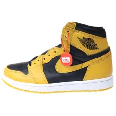 NIKE (ナイキ) Air Jordan 1 High OG Pollen エアジョーダン1 OG パラン ハイカットスニーカー イエロー/ブラック US9/27cm 555088-701