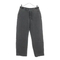 Maison Martin Margiela (メゾンマルタンマルジェラ) 03SS カレンダータグ ウエストバンドベルト ストレートパンツ グレーのサムネイル