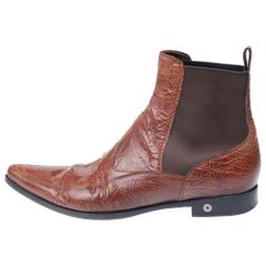 Dolce & Gabbana レザー サイドゴアブーツ 6.5 - メルカリ