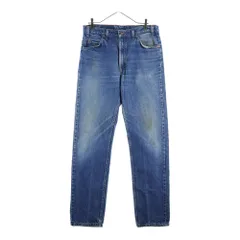 Levi's (リーバイス) 90S 505 REGULAR FIT ボタン裏刻印647 スモールオレンジタブ テーパード ジップフライ デニムパンツ インディゴ