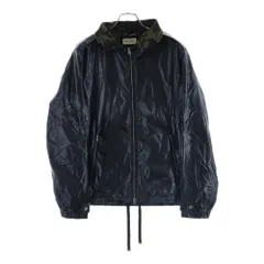 SAINT LAURENT PARIS (サンローランパリ) 19SS ナイロンジップアップブルゾン 裏地カモ柄ジップジャケット ブラック 582617のサムネイル