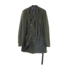 ☆Yohji Yamamoto☆ギャバ抜き衿ジャケット/フラシ スカート - メルカリ