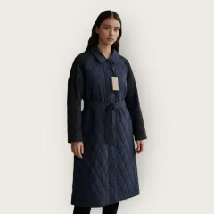 UK6/ バーバリー 新モデル リバーシブル キルティング ダウンコート ジャケット (新品)