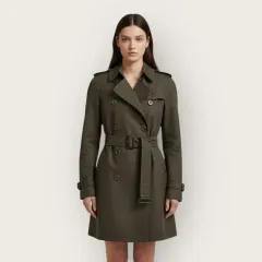 UK6/ バーバリー ロンドン 肩章 ミリタリー トレンチコート