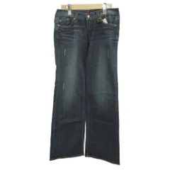 ブルーカルト Blue Cult デニムパンツ ジーンズ 27 青 ブルー ウォッシュ加工 ダメージ加工 長ズボン /KK ■ECB001